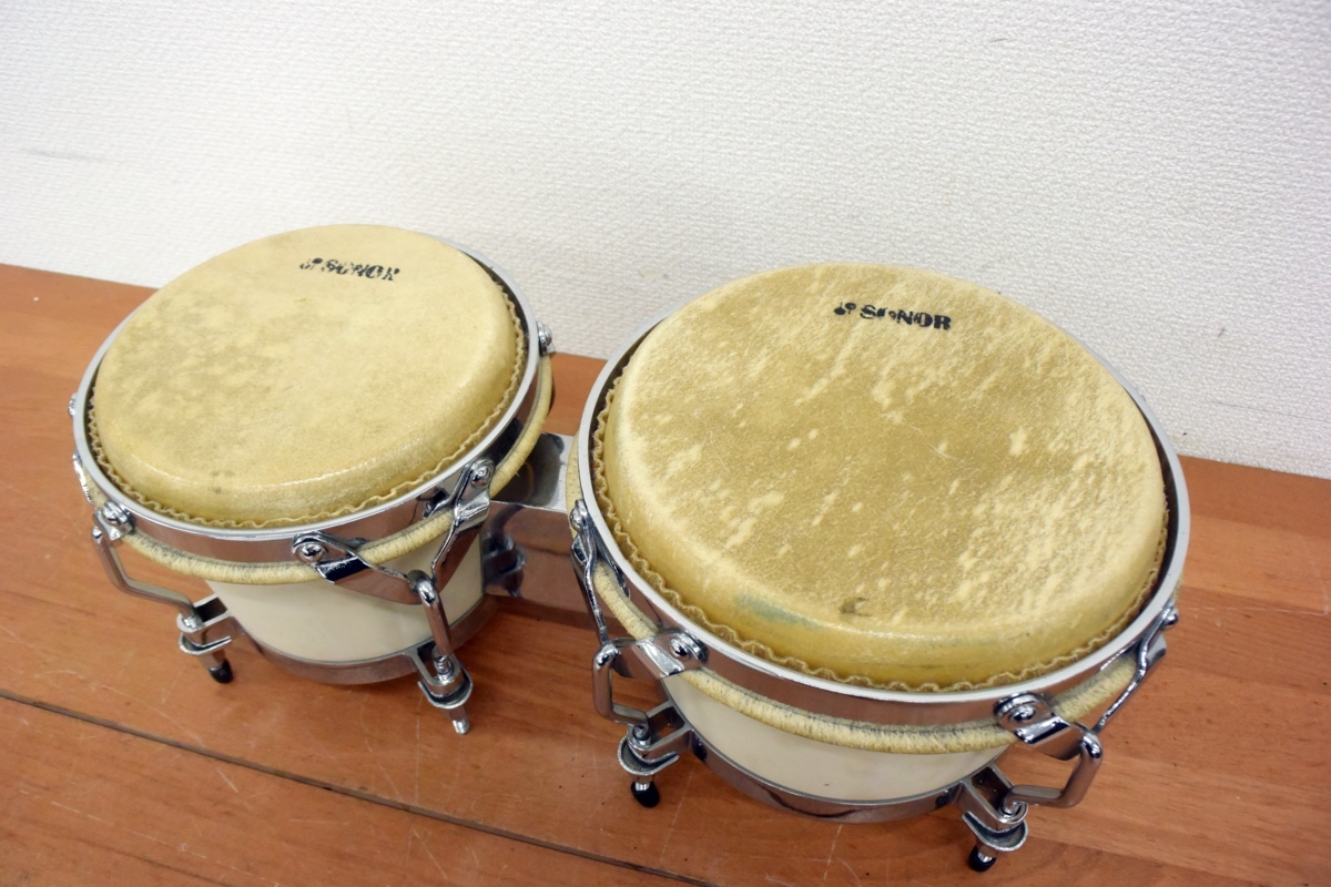 予約販売】本 SONOR ボンゴ セット(スタンド&ケース付き) 打楽器