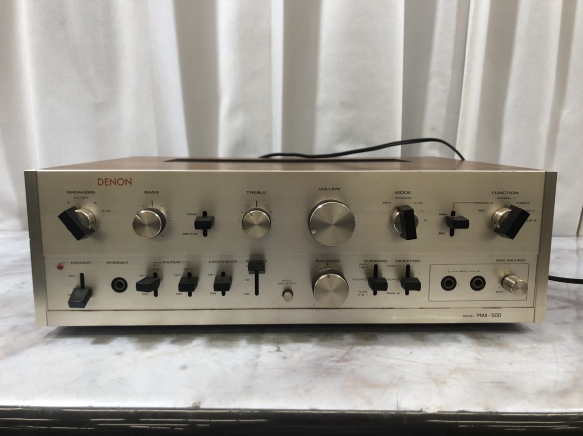 めたモトロ ヤフオク! PMA-500 プリメインアンプ 整備済... - DENON