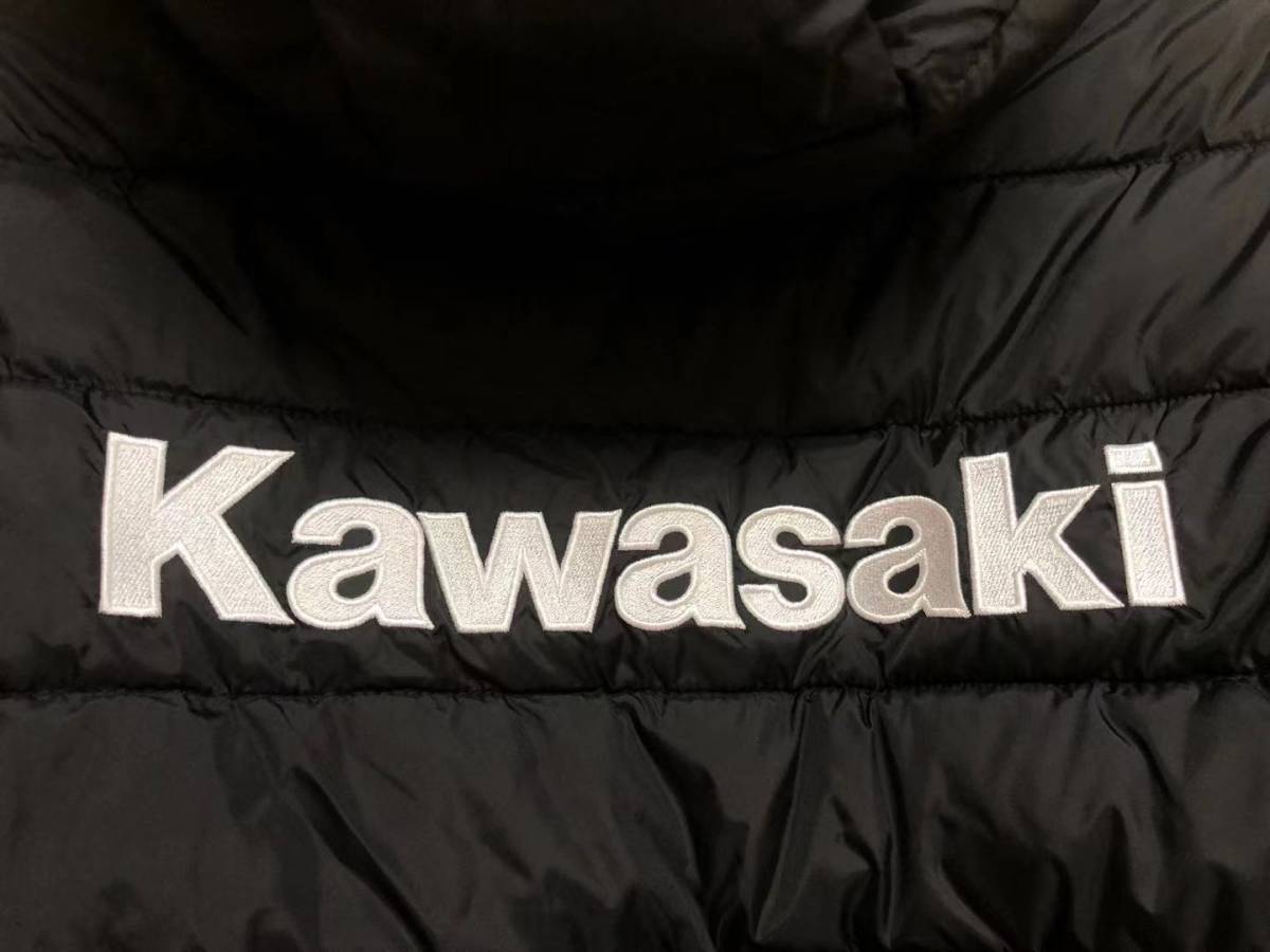 未使用 Kawasaki カワサキ ジャケット 刺繍 中綿 バイクジャケット XSサイズ_画像7