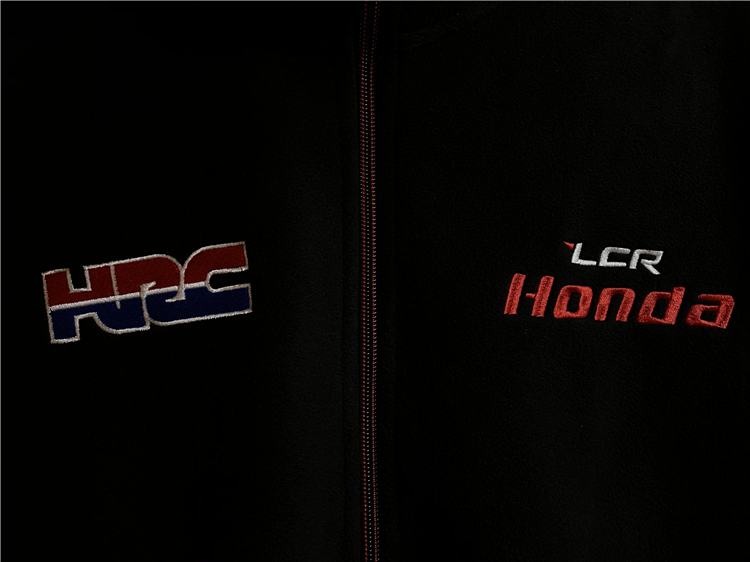 未使用 LCR Honda ホンダ HRC ジャケット 豪華刺繍 黒 XLサイズ_画像4