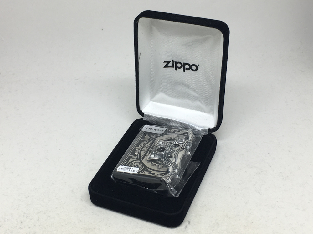 送料無料 ZIPPO[ジッポー]3面加工 ZPインディアンスピリットBK クロス