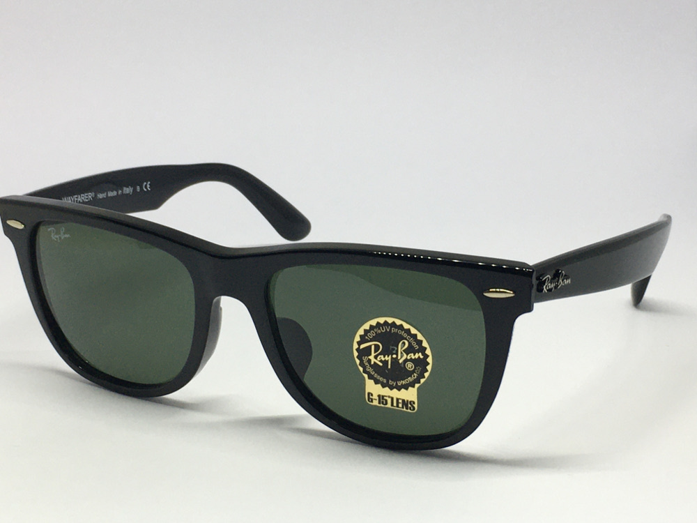 送料無料 Ray-Ban[レイバン] WAYFARER RB2140F(JPフィット) 901 54-18 グリーンクラッシックG-15 日本正規品_画像1