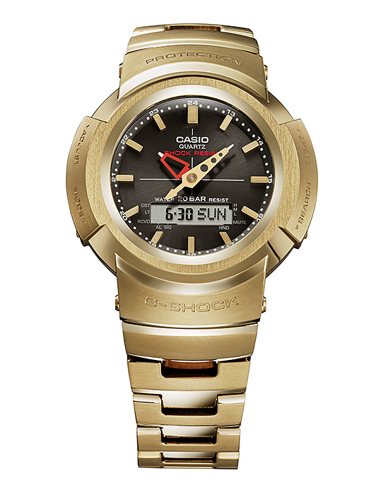 カシオ G-SHOCK フルメタル アナログ・デジタルコンビネーションモデル