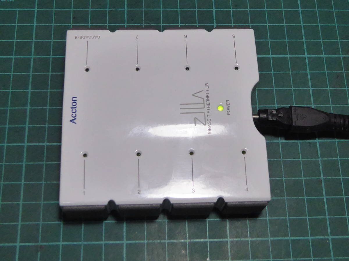 Accton 10BASE-T ETHERNET HUB 8ポート ZILLA144 220309102