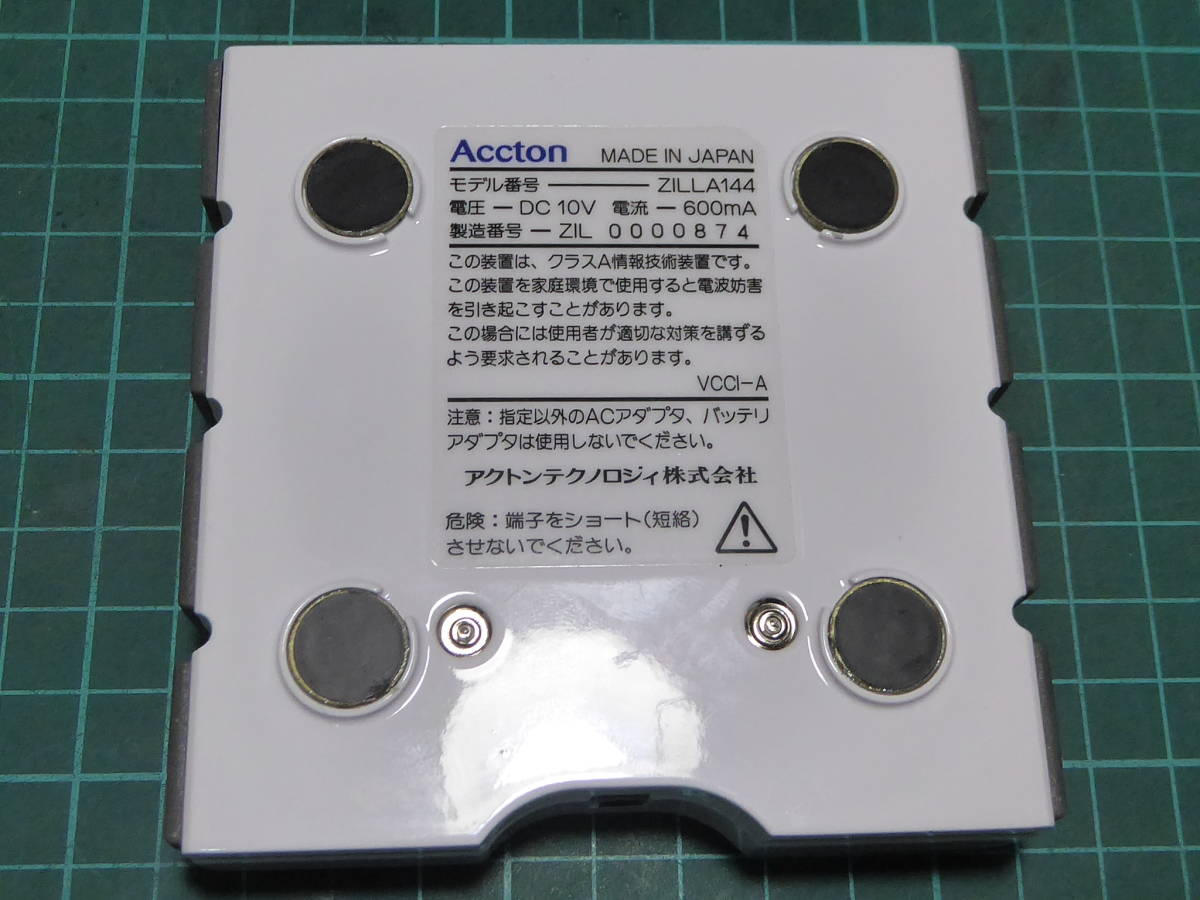 Accton 10BASE-T ETHERNET HUB 8ポート ZILLA144 220309102