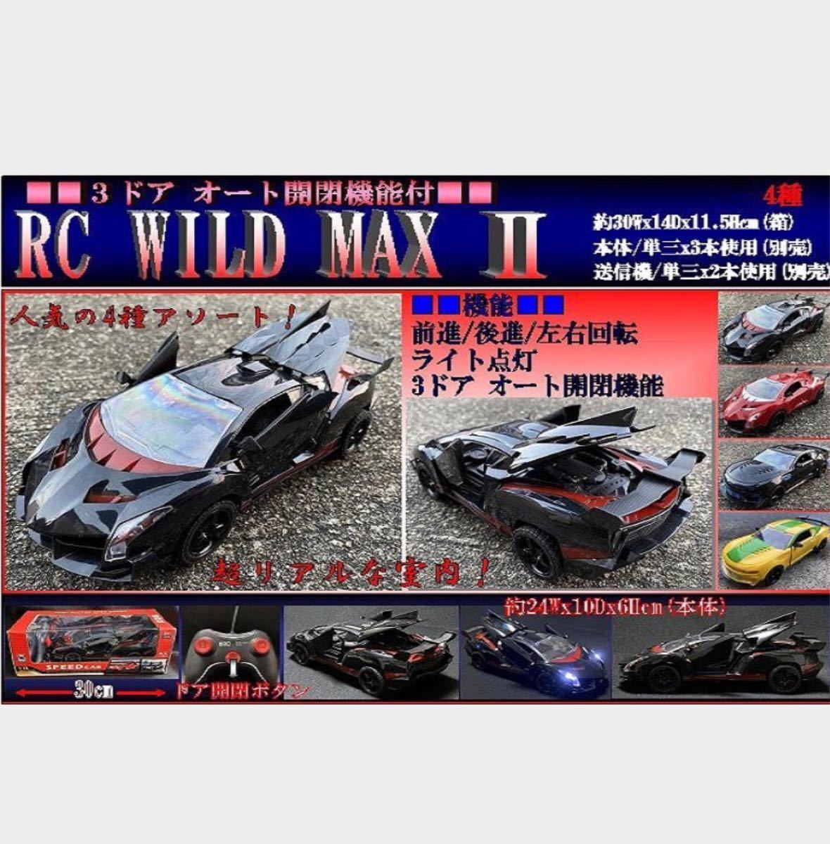 『新品未使用品』RC WILD MAX2