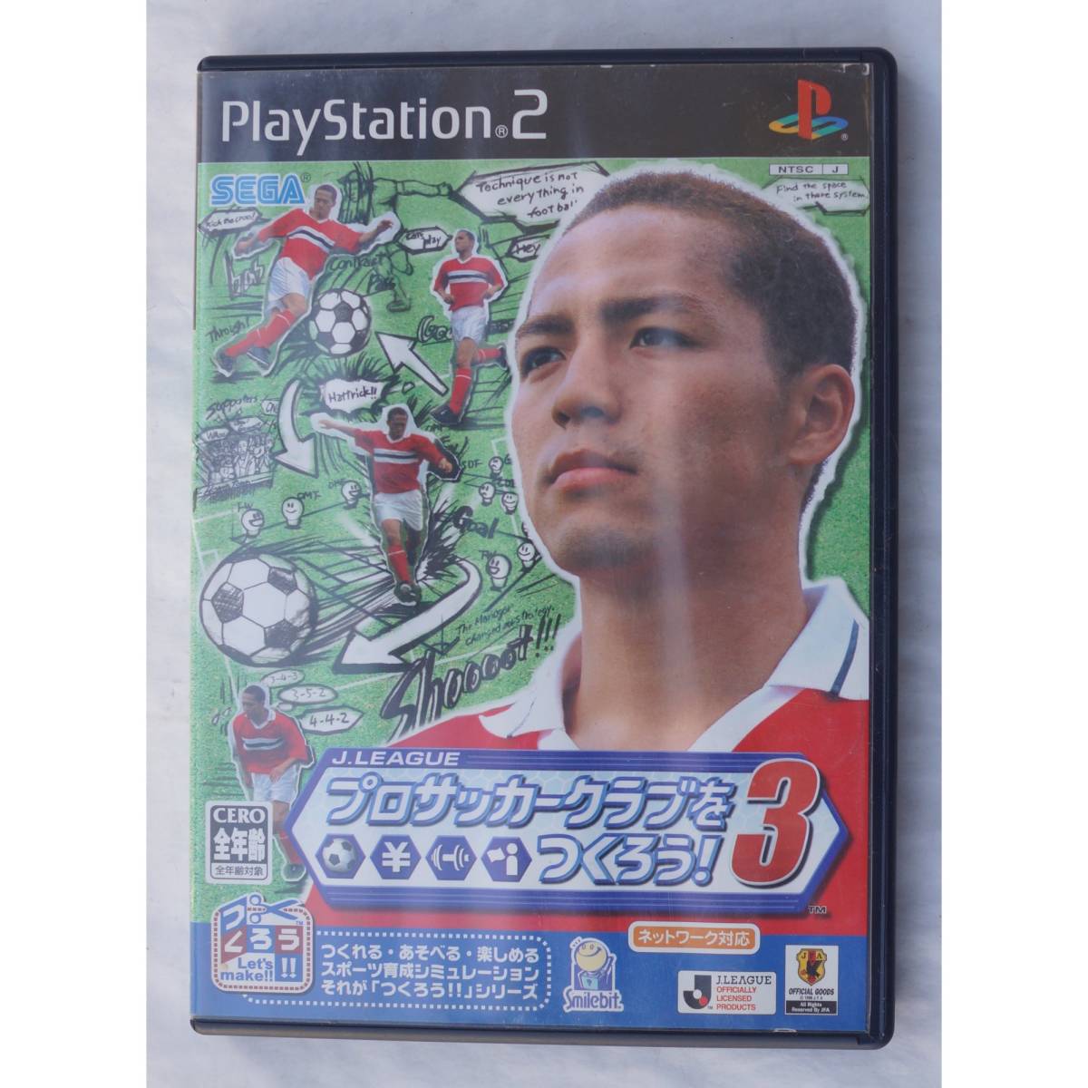 PS2ゲーム J.LEAGUE プロサッカークラブをつくろう!3 SLPM-65227_画像1