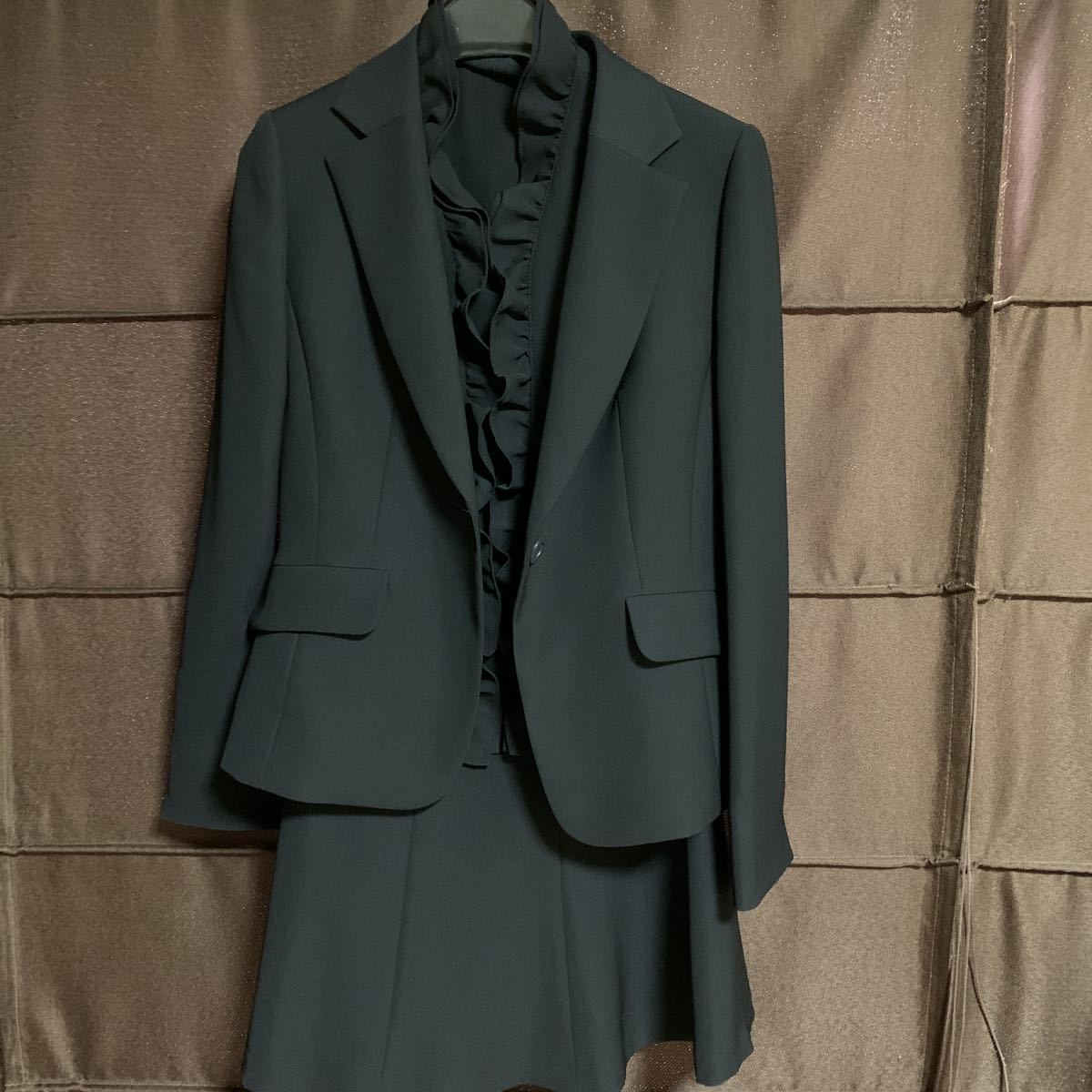 日産 【新品】ソワールペルル☆ブラックフォーマル喪服・礼服7号☆前