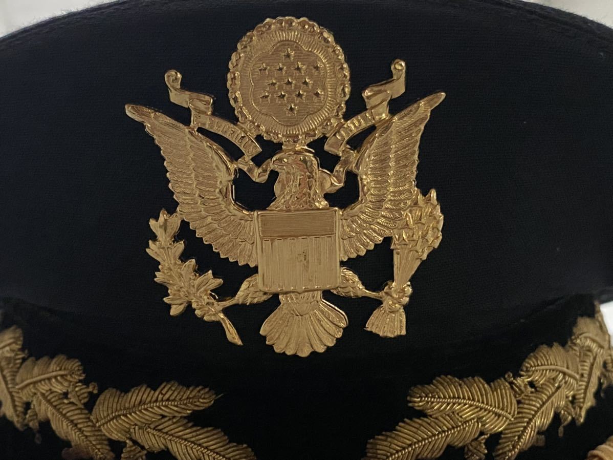 ミリタリー】希少 放出品 KINGFORM CAP deluxe NY 米軍 海軍 制帽