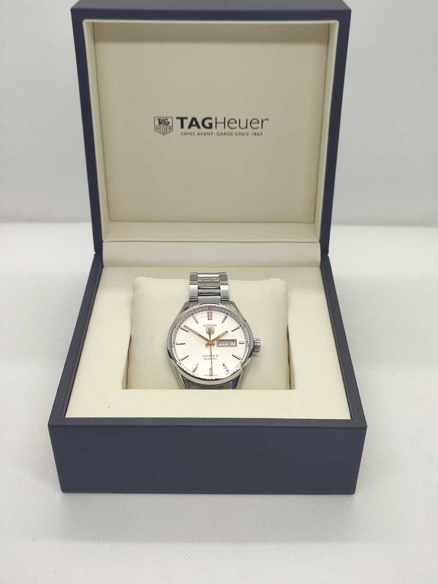 《1000円スタート売り切り》TAG HEUER タグホイヤー　CARRERA CALIBRE5 自動巻き　メンズ腕時計　001271_画像1