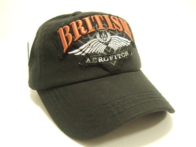 横浜最新コレクション BRITISH♪魅惑のキャップ 黒 メンズレディース 送料300円帽子野球帽22kz_画像3