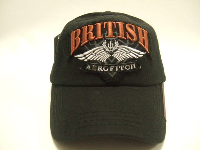 横浜最新コレクション BRITISH♪魅惑のキャップ 黒 メンズレディース 送料300円帽子野球帽22kz_画像2