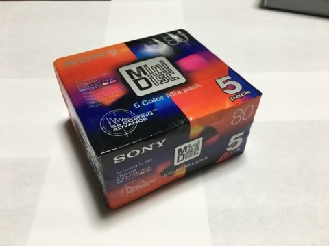 SONY 99％以上節約 MINI DISC 80x5パック MD 超目玉 長期保存未使用品