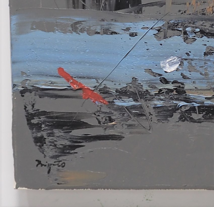 Hiroshi Miyamoto abstract painting 2022F8-6 Ubiquitous_画像2