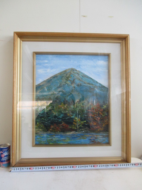 * oil painting * mountain * lake. exist scenery *F8* landscape painting * frame * oil painting * picture * old fine art * interior * antique *