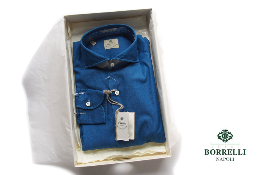 新品|未使用|ルイジボレッリ|LUIGI BORRELLI|カッタウェイデニム