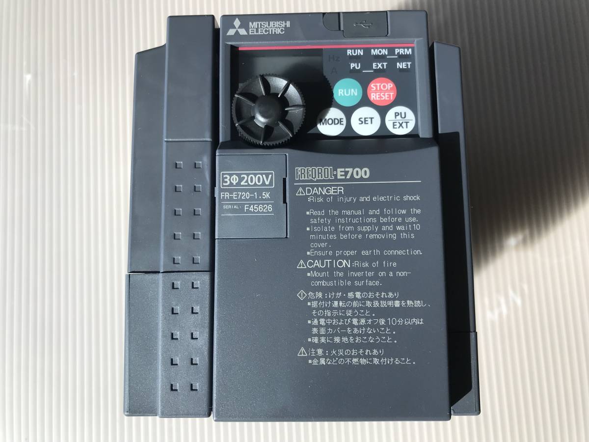 人気の新作 三菱 インバータ 1点のみ FR-E720-1.5K - 電設資材 - www 買い物サービス 三菱インバータ FR-E720-1.5k その他
