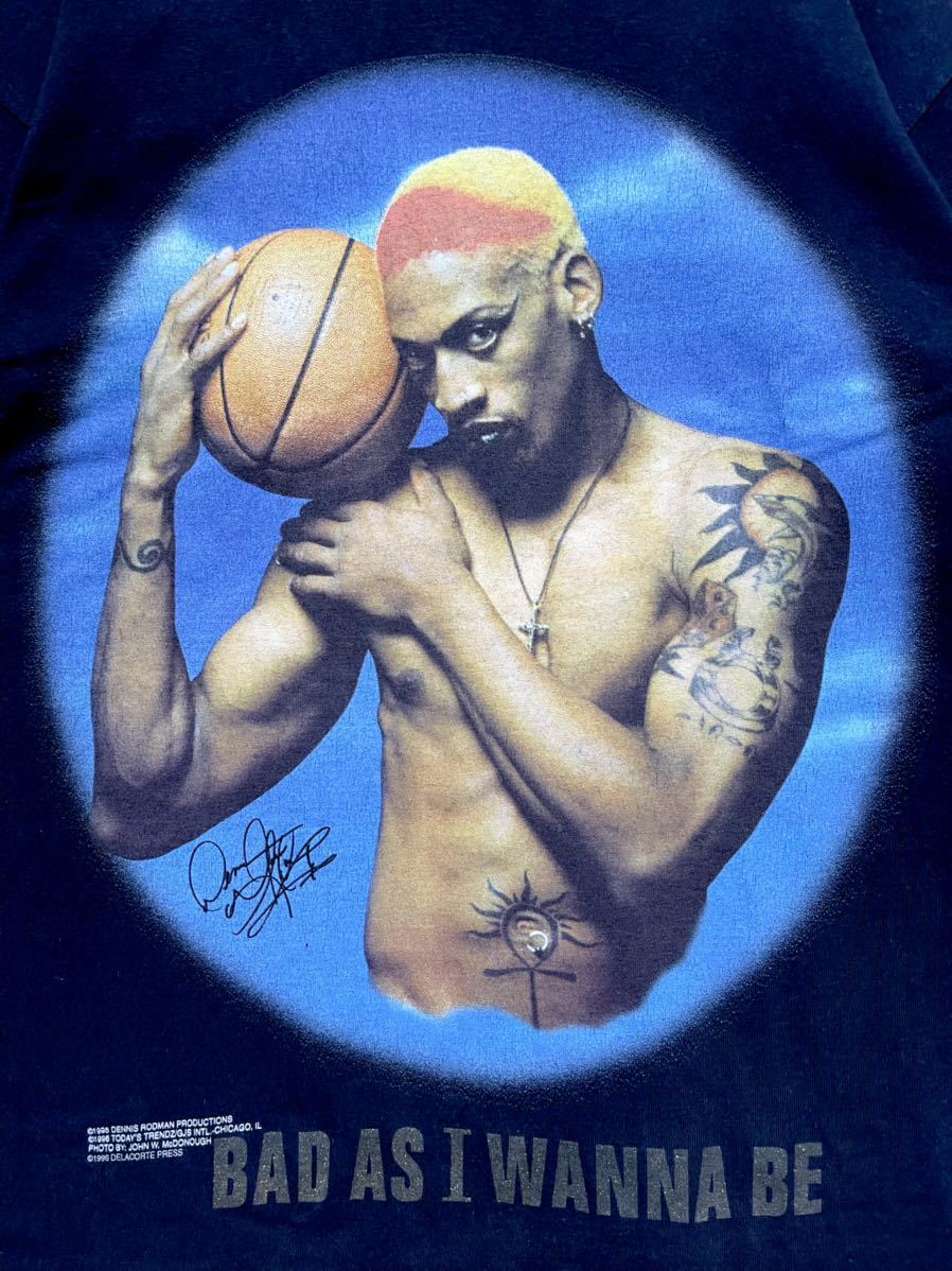 USA製 90s ヴィンテージ デニス ロッドマン Tシャツ Dennis Rodman ヌード Vintage NBA シカゴブルズ ビンテージ  90's Murina