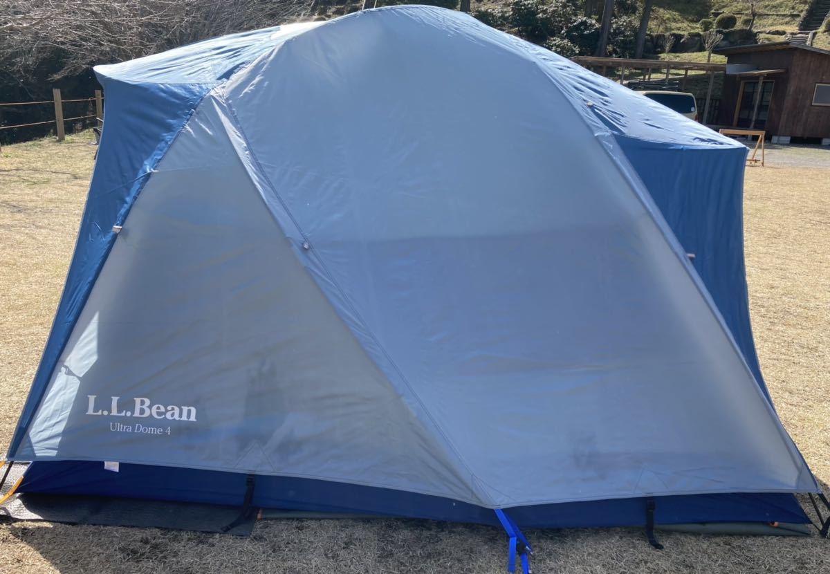 llbean エルエルビーン　ドームテント ultra dome4 ウルトラドーム4 4人用　キャンプ　アウトドア_左側面