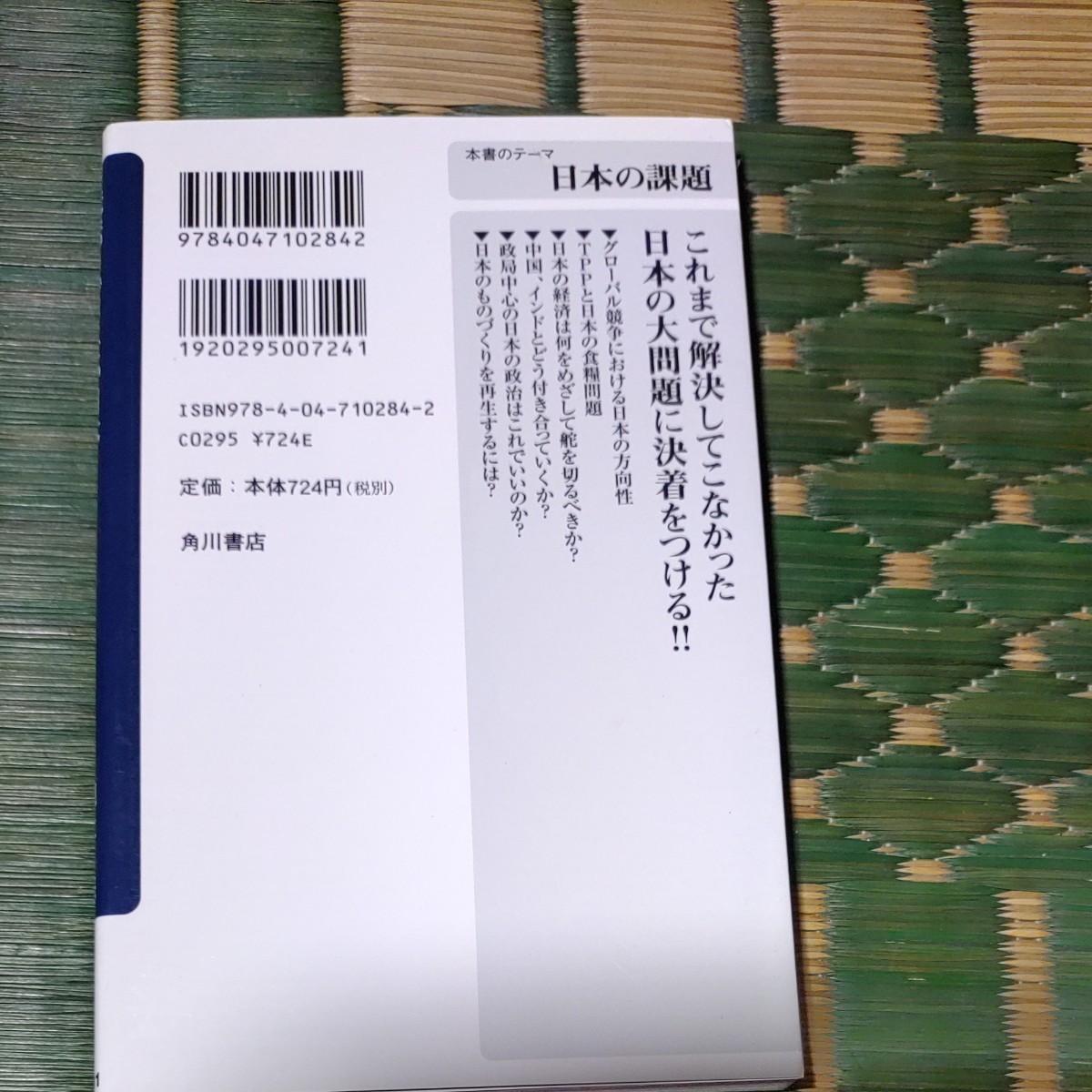 (単品) 先送りできない日本__第二の焼け跡からの再出発_ (角川oneテーマ21) (角川書店 (角川グループパブリッシング))