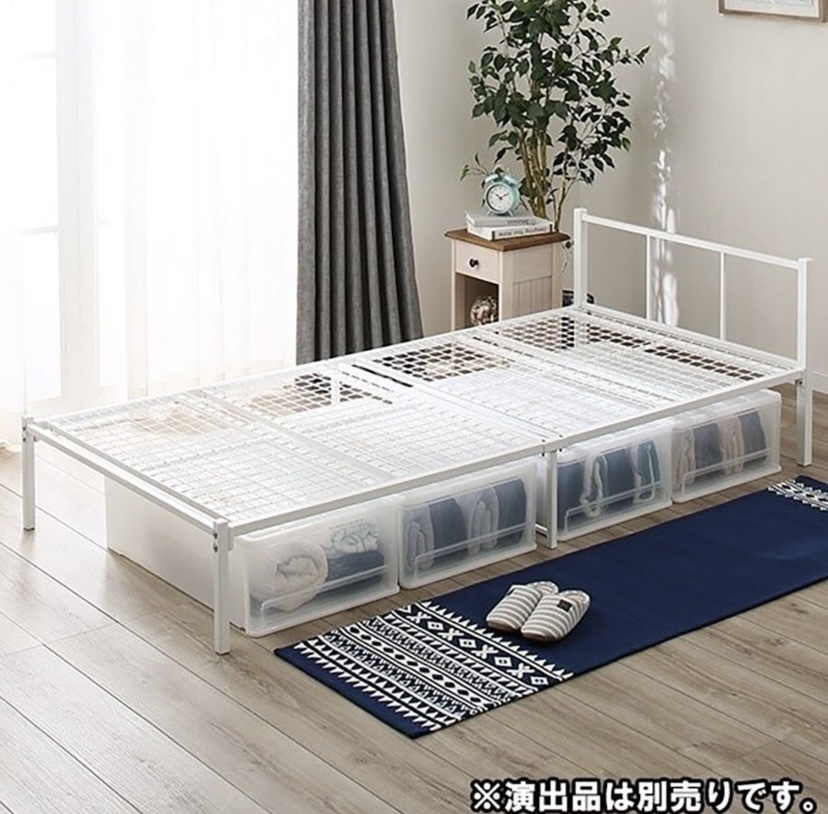 ◇直接引き取り限定◇ ニトリ ベッド Sパイプベッド バジーナF