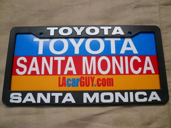 ■新品U.S.正規トヨタ【TOYOTA】輸入ライセンスフレームSanta Monica限定■_Toyota Santa Monica
