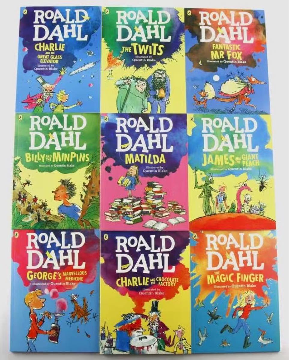 47％割引【楽ギフ_のし宛書】 Roald Dahl 大型本18冊セット 外国の絵本 ...