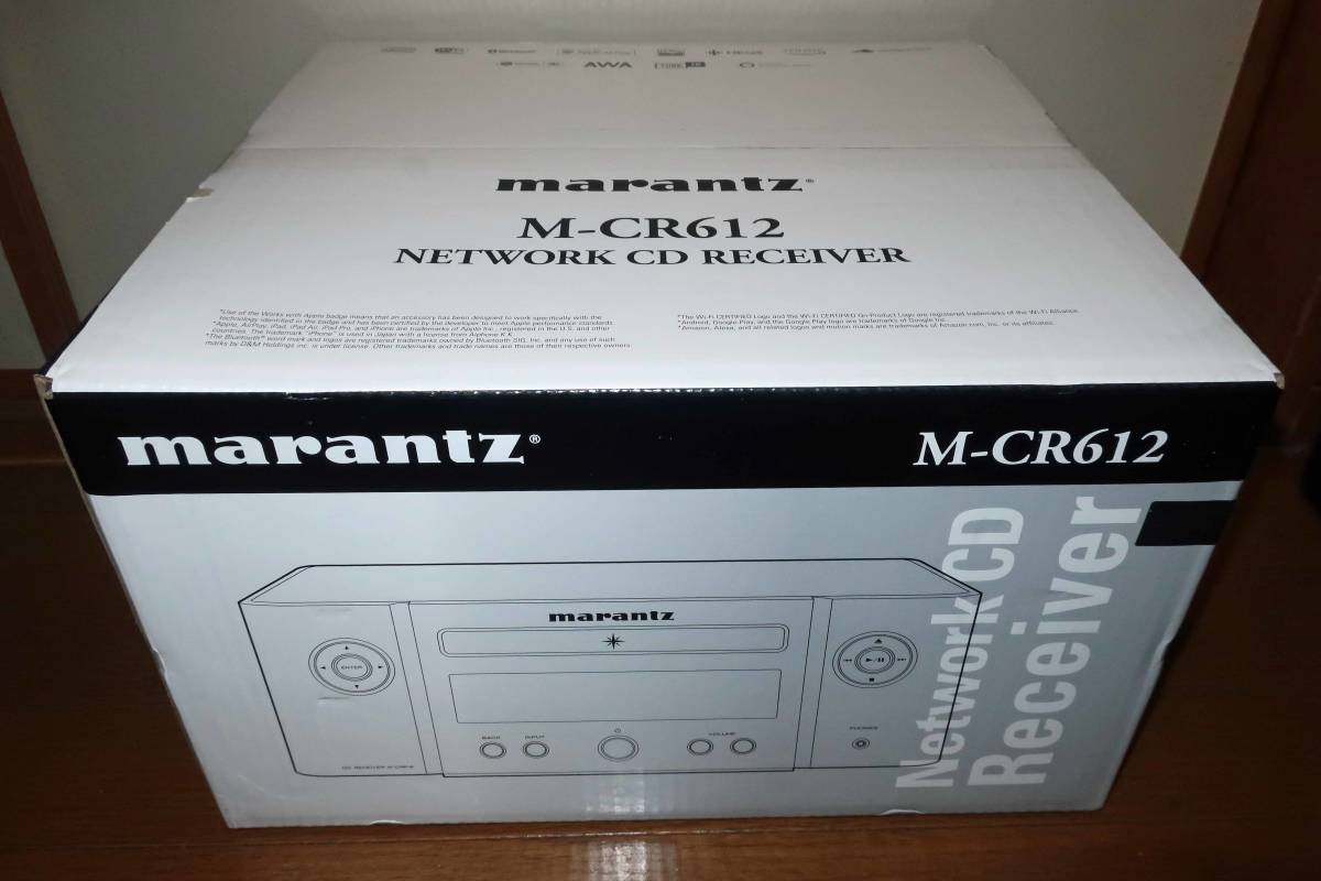 新品・未開封】 マランツ M-CR612/FB ブラック ネットワークCD