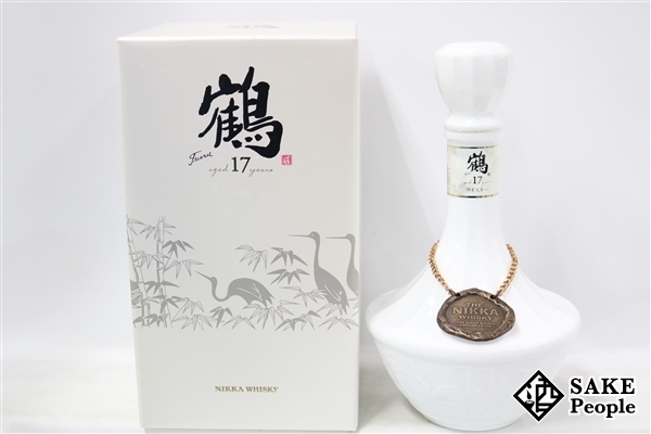 ◇注目! ニッカ 鶴 17年 白陶器 700ml 43% 箱付き ジャパニーズ www