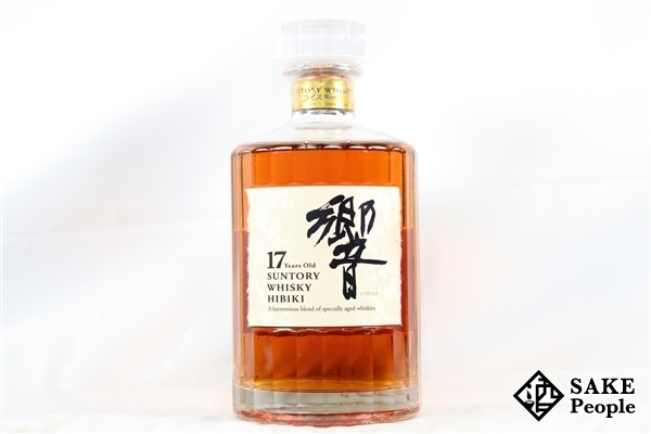 ◇注目! サントリー 響 17年 旧ボトル 裏ゴールドラベル 700ml 43