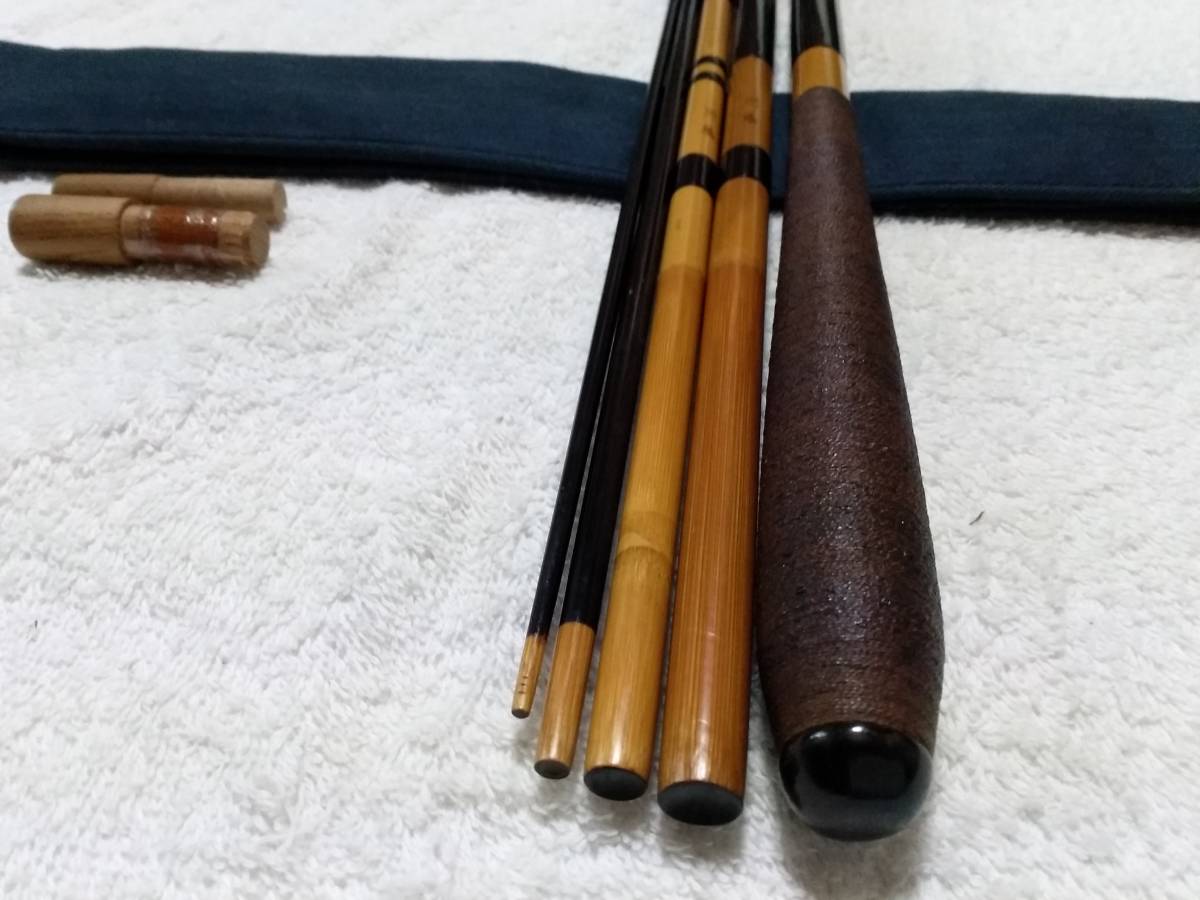 ブランドのギフト Yahoo!オークション - 超美品ですが 14尺 天使 魚集 紀州竹竿 ヘラブナ竿