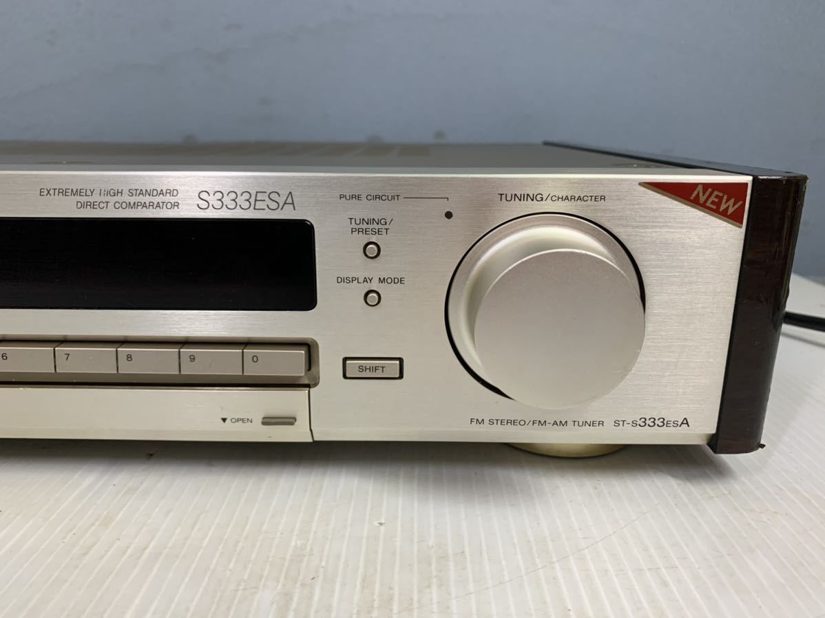 SONY ソニー SONY ST-S333ESA FM/AM TUNER チューナー 日本製品 動作