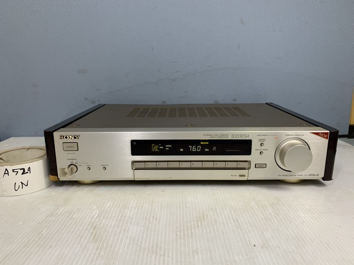 SONY ソニー SONY ST-S333ESA FM/AM TUNER チューナー 日本製品 動作