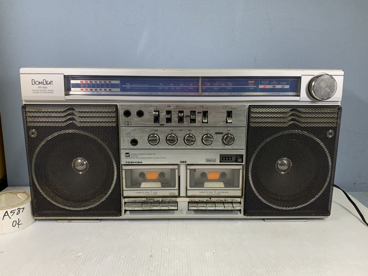 特価品コーナー☆ 東芝TOSHIBA ラジオカセットレコーダー ボンビート