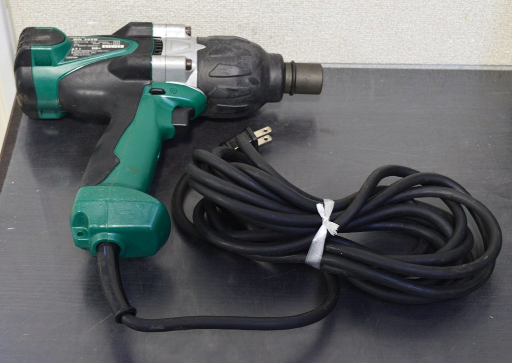 HITACHI 日立工機】14mm 100V インパクトレンチ WR14VB ケース付き(菅