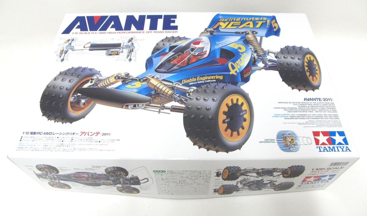 2S489□□TAMIYA AVANTE タミヤ アバンテ 1/10RC 4WDレーシングバギー