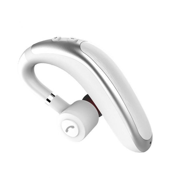 Bluetooth 5.0 ワイヤレス イヤホン ヘッドセット 生活 防水 片耳 ハンズフリー 両耳対応 高音質 耳掛け 耳かけ 白 ホワイト 送料無料_画像2