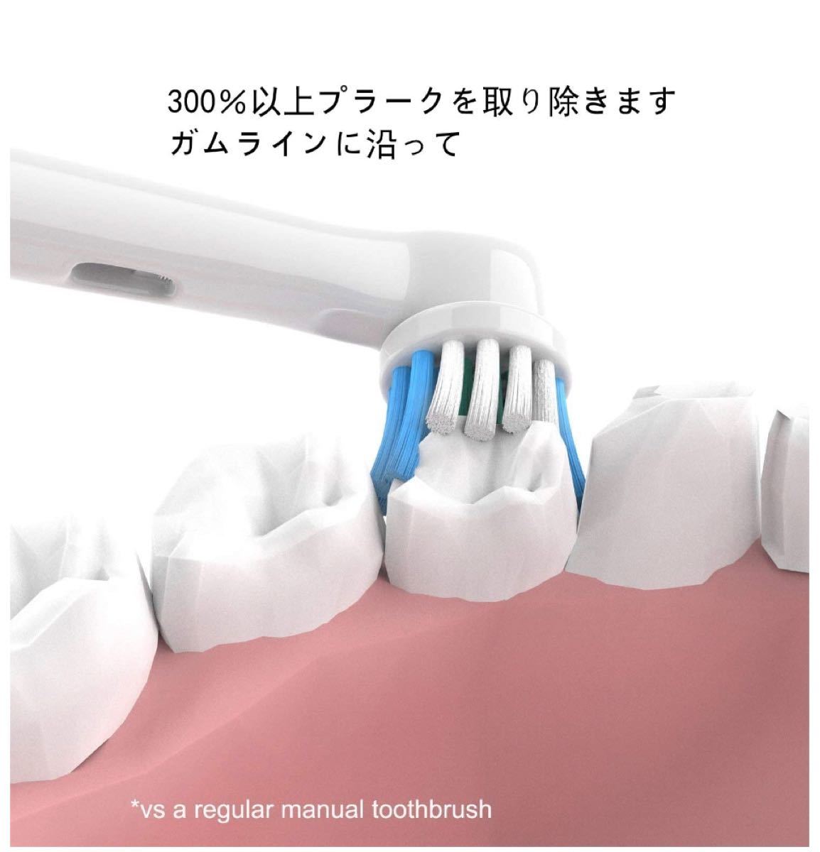 電動歯ブラシ交換ヘッド Oral-Bブラウン歯ブラシと互換 替ブラシ ブラウンオーラルB 4本セット