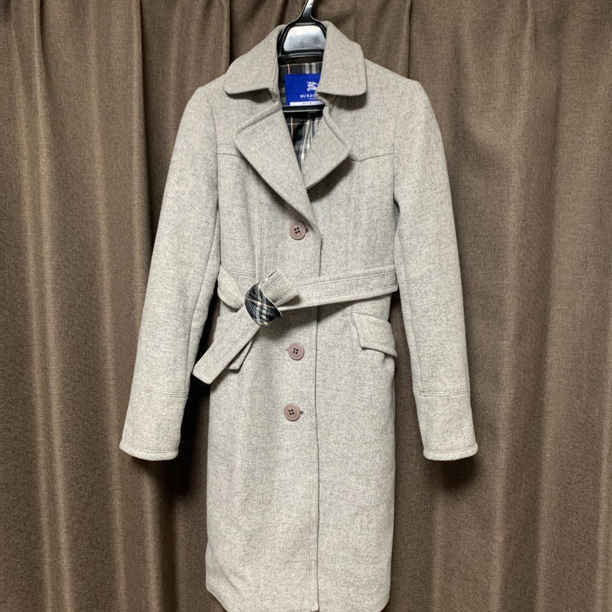コートバーバリーブルーレーベルBURBERRY値下人気ブランド