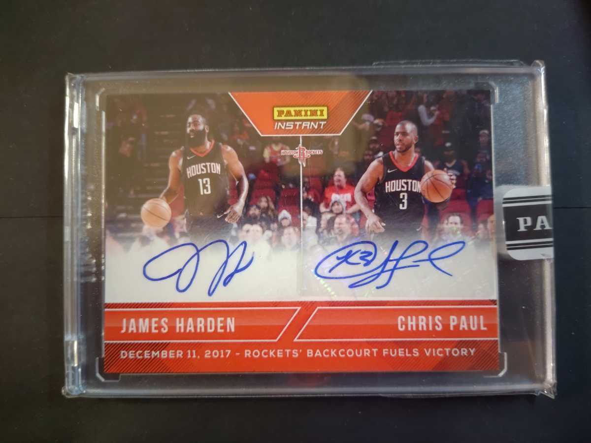 5枚限定 サイン 2017-18 Panini Instant JAMES HARDEN Auto #5/5