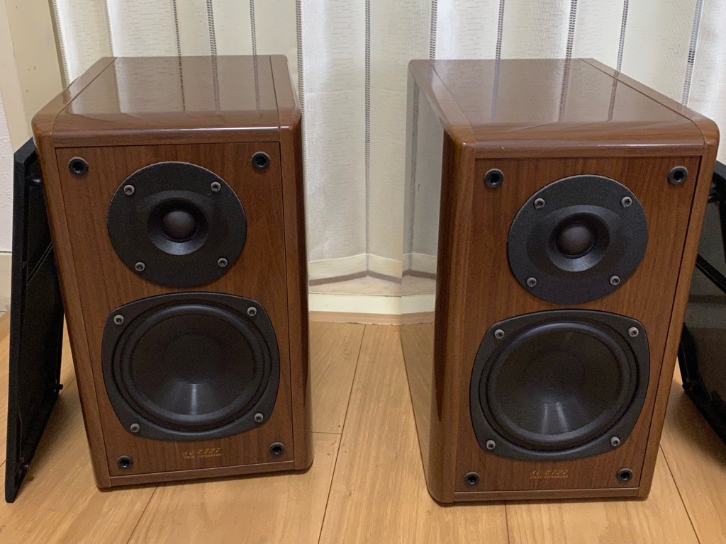 DENON SC-E727//14.5cmのウーハー2個をPush-Pull駆動//再生 DENON SC-E727//14.5cmのウーハー2個をPush-Pull駆動//再生
