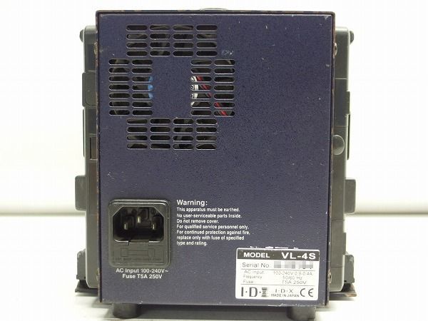 IDX VL-4S VマウントLi-ion バッテリーチャージャー 4台同時急速充電器 ジャンク *342006の画像4