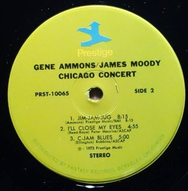 Jazz◆USオリ盤◆Ammons & Moody - Chicago Concert◆Cleveland Eaton◆超音波洗浄_画像4