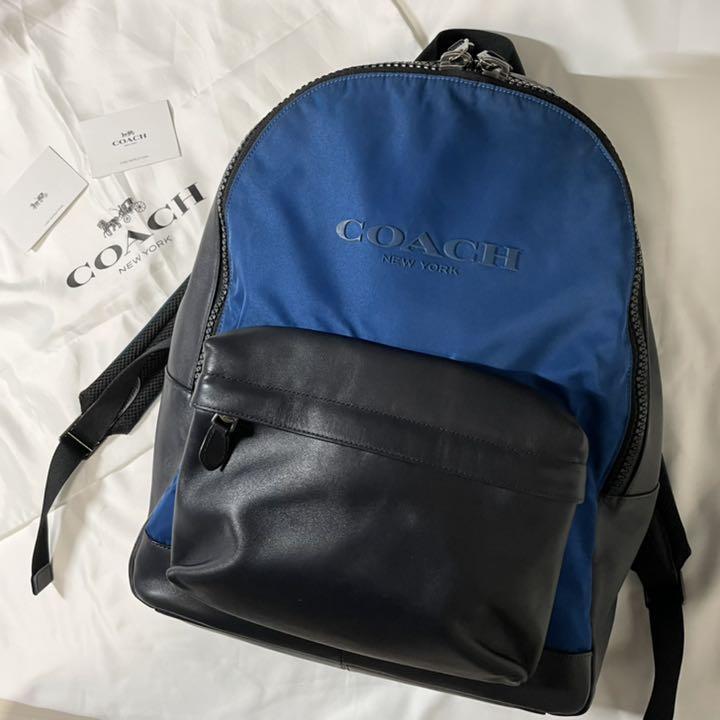 美品 COACH コーチ リュックサック バックパック A4可 チャールズ