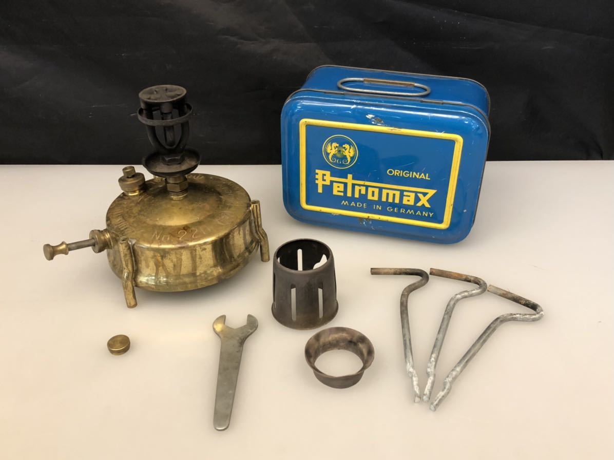 ペトロマックス PETROMAX NO.220 ドイツ製 ケロシンストーブ 灯油バーナー アウトドア (H341)AKARI