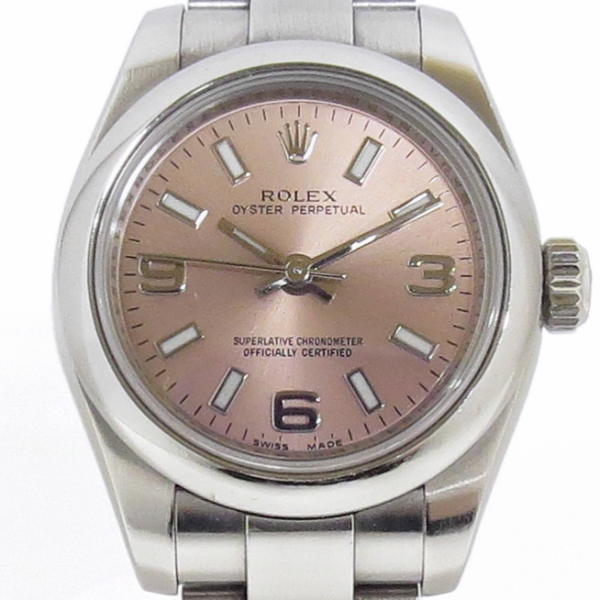ロレックス 腕時計 ROLEX 176200 レディース オイスターパーペチュアル ランダムルーレット ピンク