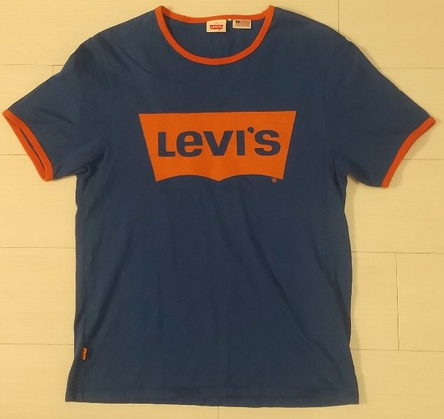 古着/Tシャツ/Levi's リーバイス/バットウィング・ロゴ/Made in USA/米国製 美國製/vintage clothing/American Classic/アメカジ/サイズ S_画像1