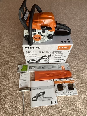 ヤフオク! - 未商品 STIHL MS170 ガイドバー35cmソーチェ...