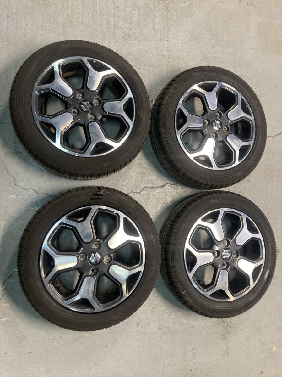 スズキ ハスラー 純正アルミホイール4本セット 品 165/60R15 バリ山 ic