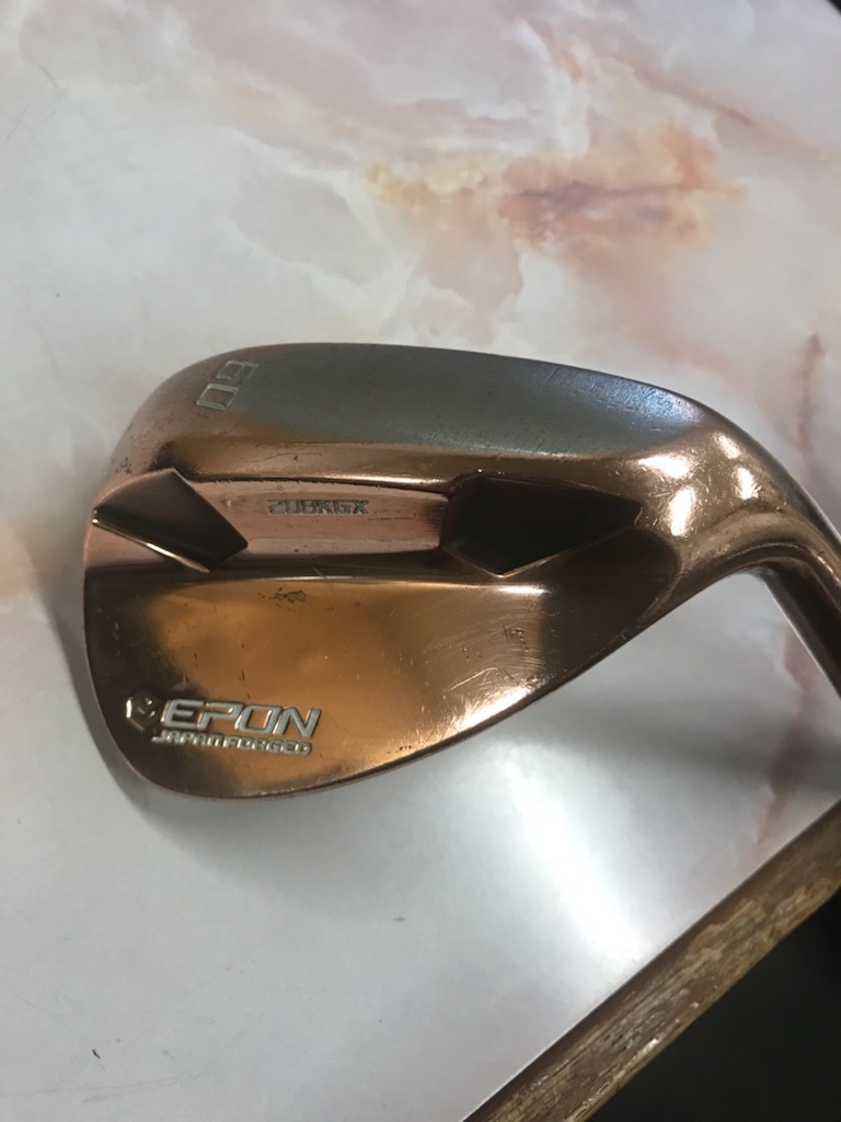 激スピン・希少ロフト エポン EPON ウェッジ 208KGX カッパー(銅メッキ